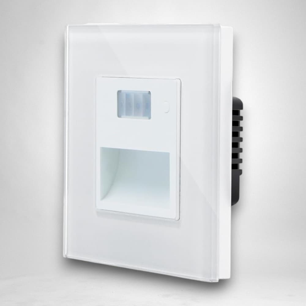 Spot led scara din sticla alb cu senzor 1.5W 1800K-7500K