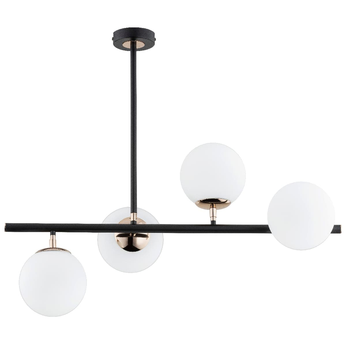 Lustra Alfa Luro Neagra 4xE14