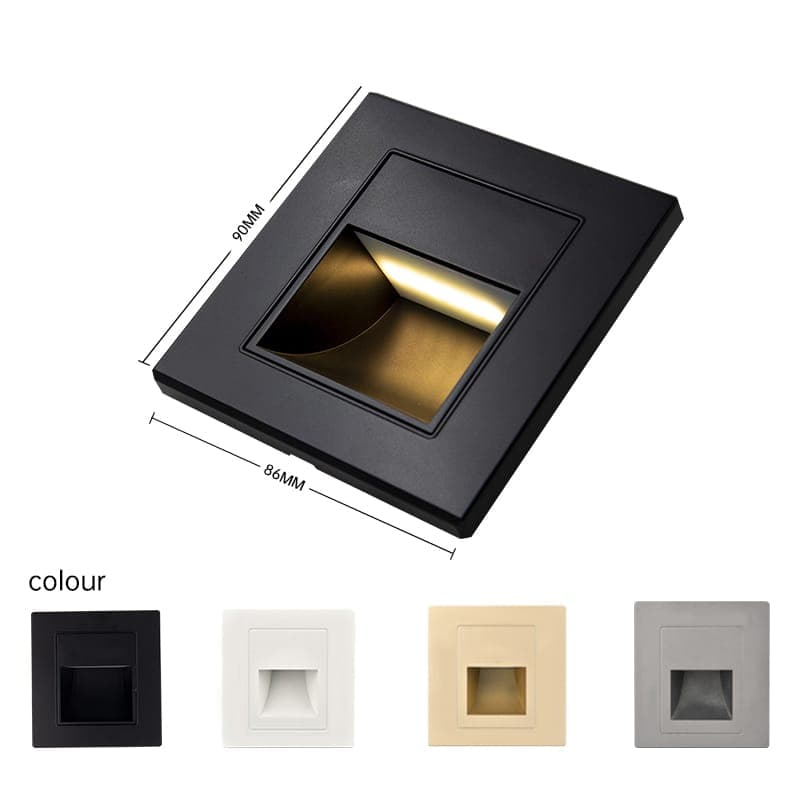 Spot led perete 1W alb 3000k lumina calda
