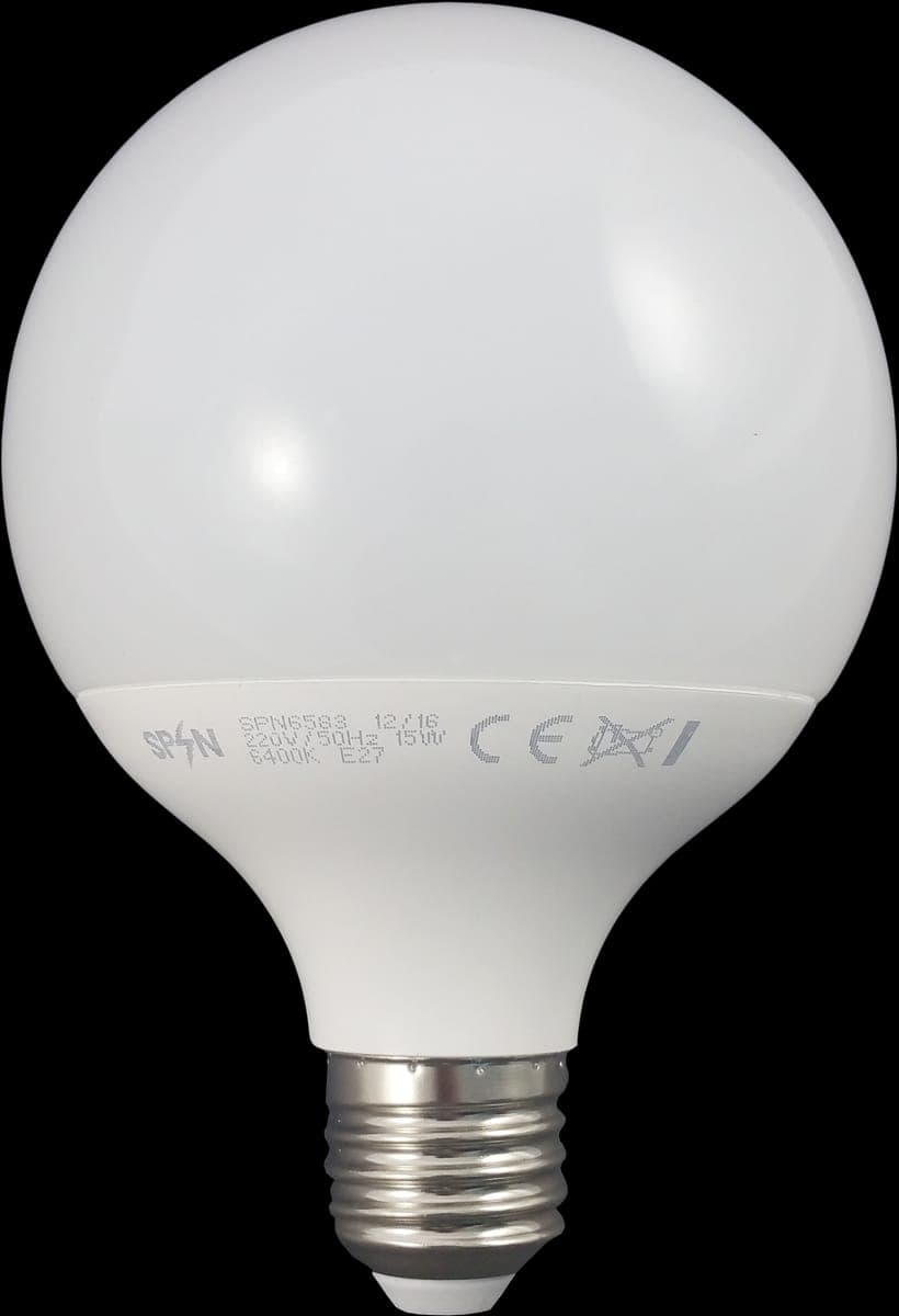 Bec Led E27, model G95, 15W=150W, lumina rece, 1400Lm