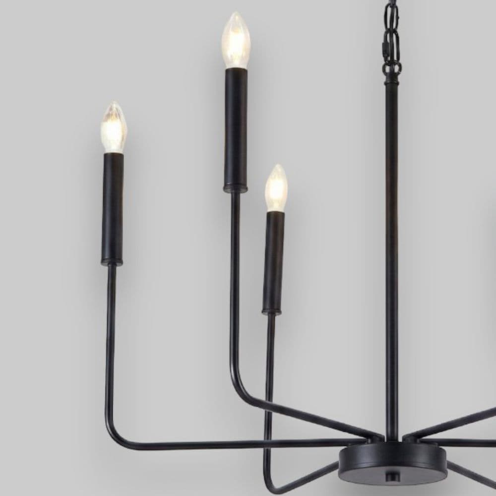 Candelabru Suspendat Cu 6 Brațe Zeus, Ø 70 x 150cm, 6x7W E14