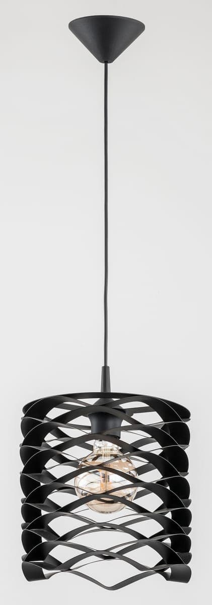Lustra Pendul Alfa Spike Neagra 1xE27