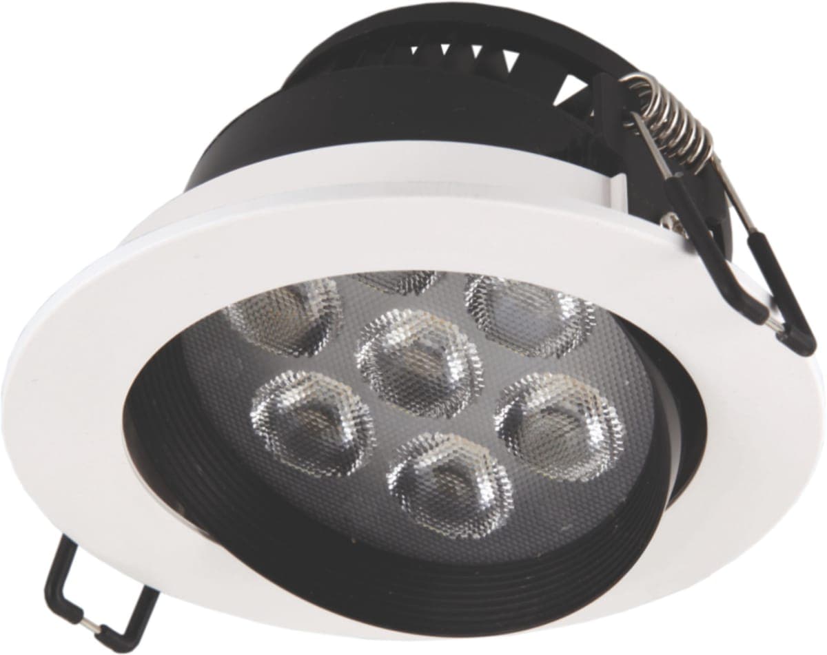 Spot Nled137D/9W/6400K 66White Ø95