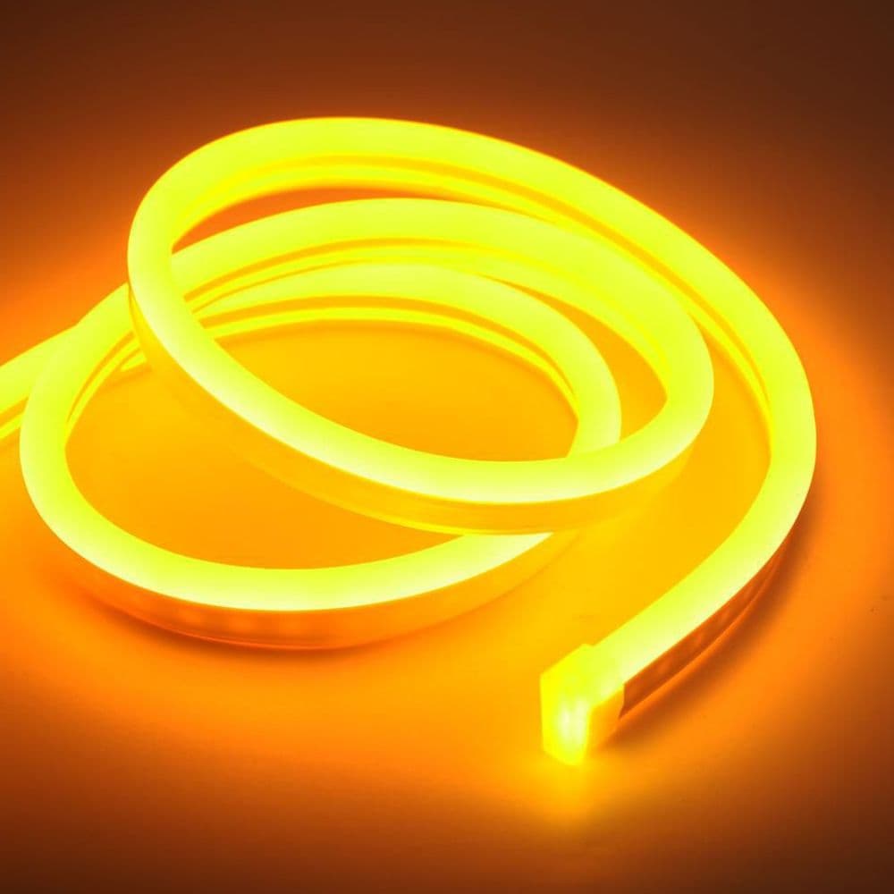 Neon Flex Portocaliu 10W/M SMD2835 8x16mm/220V