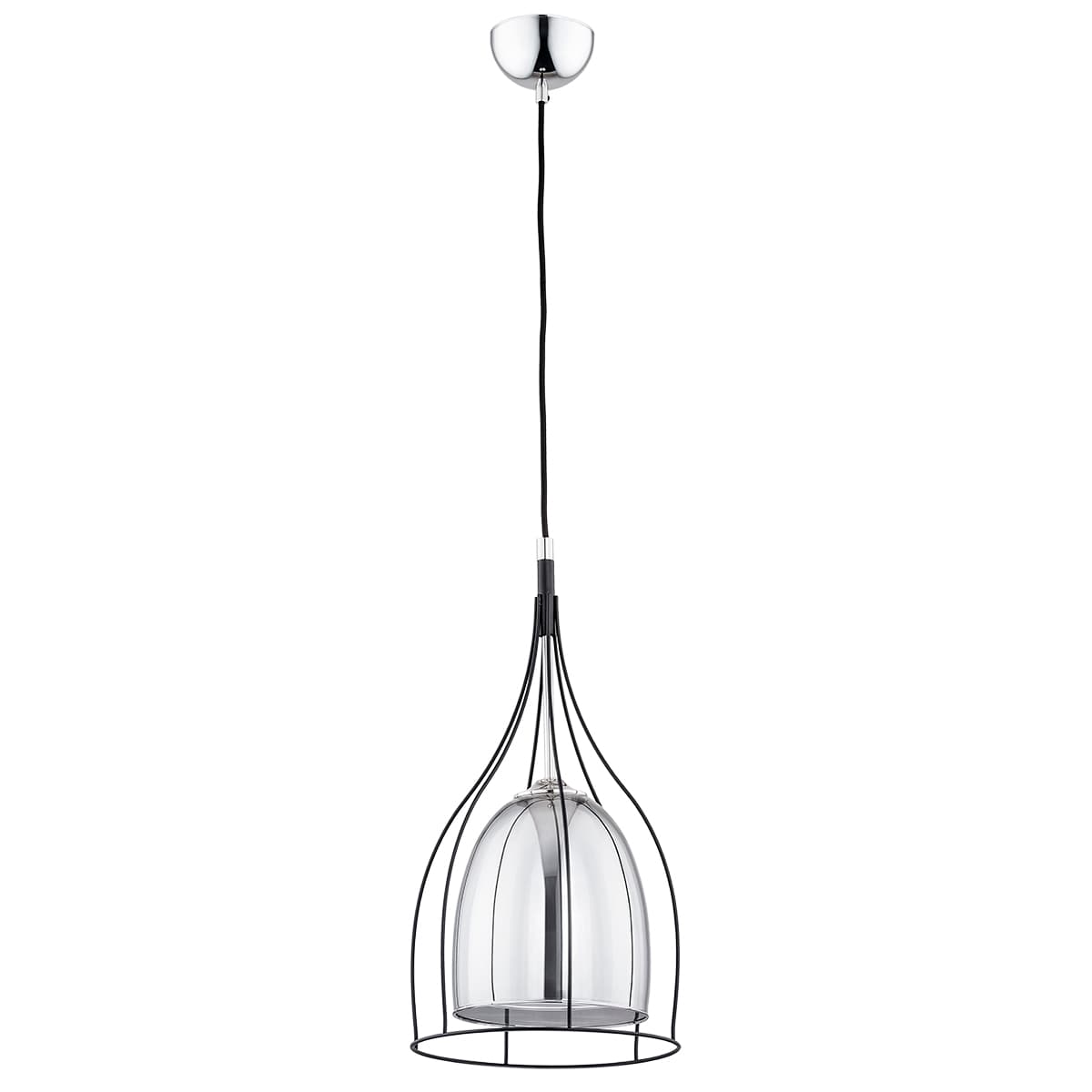 Lustra Pendul Alfa Vitro Mirror Chrome 1xE27