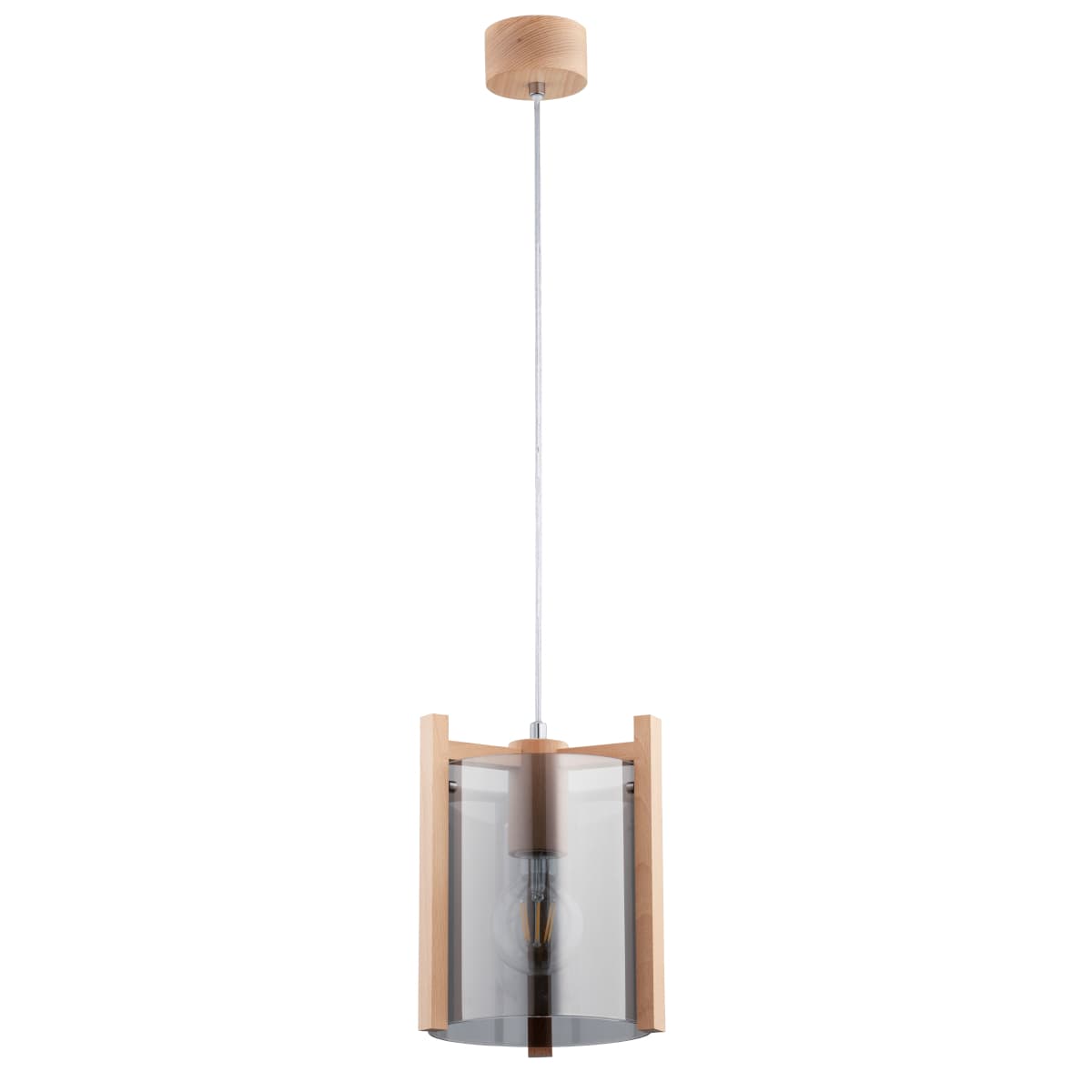 Lustra Pendul Alfa Lozana Lemn 1xE27