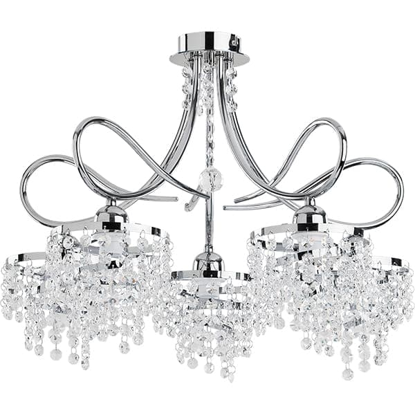Lustra Alfa Diana Chrome 5xE14