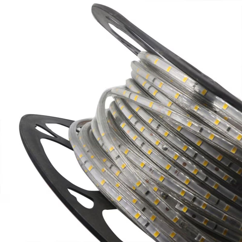 Banda Led 220V 6400K 4.8W/M Ip65 60Led/M 2835, lumina rece