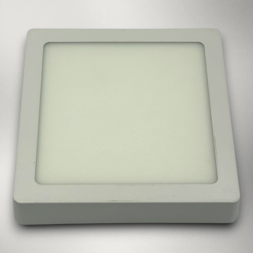 Spot Led Patrat 220X220X37mm, aplicat, 18W=150W, 6400K, lumina rece