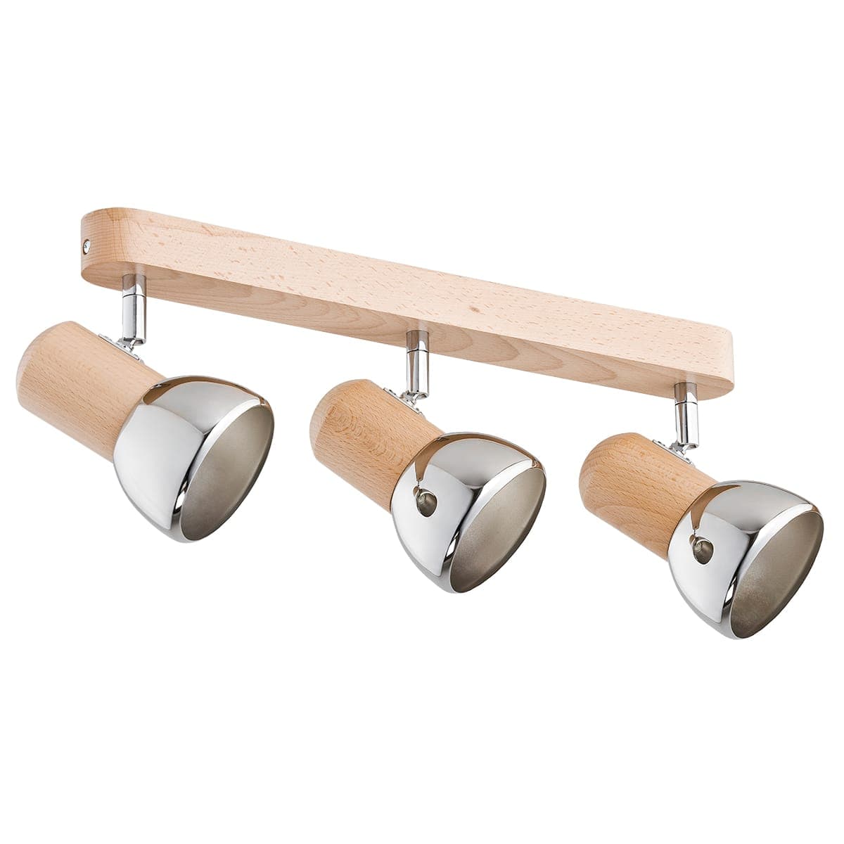 Lustra Alfa Spiro Lemn 3xE27