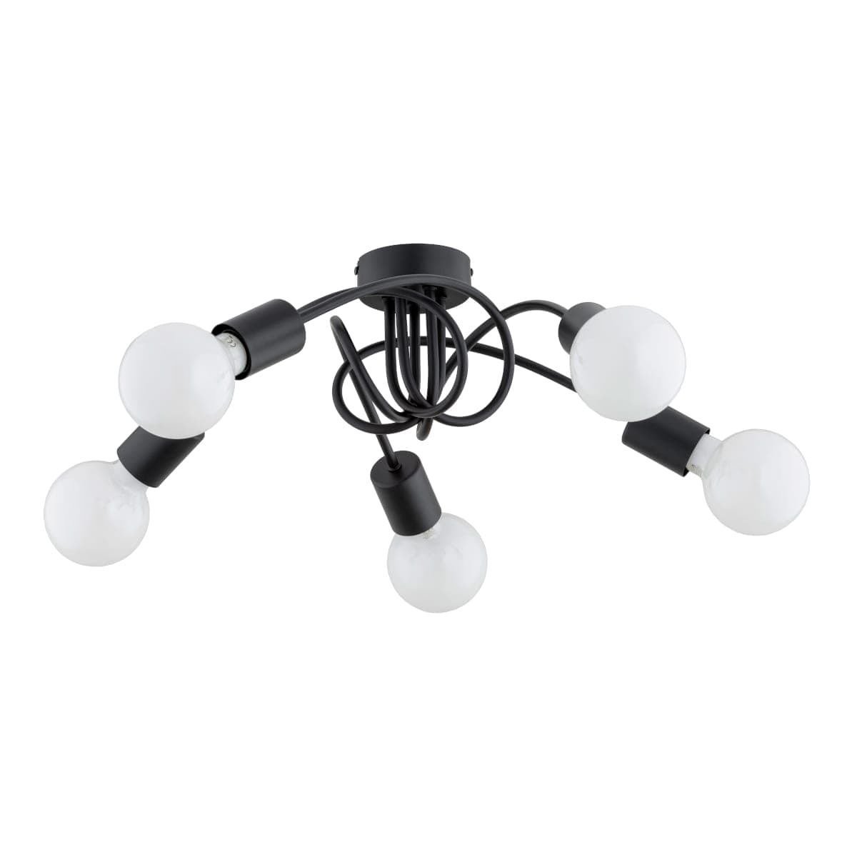 Lustra Alfa Farta Neagra 5xE27
