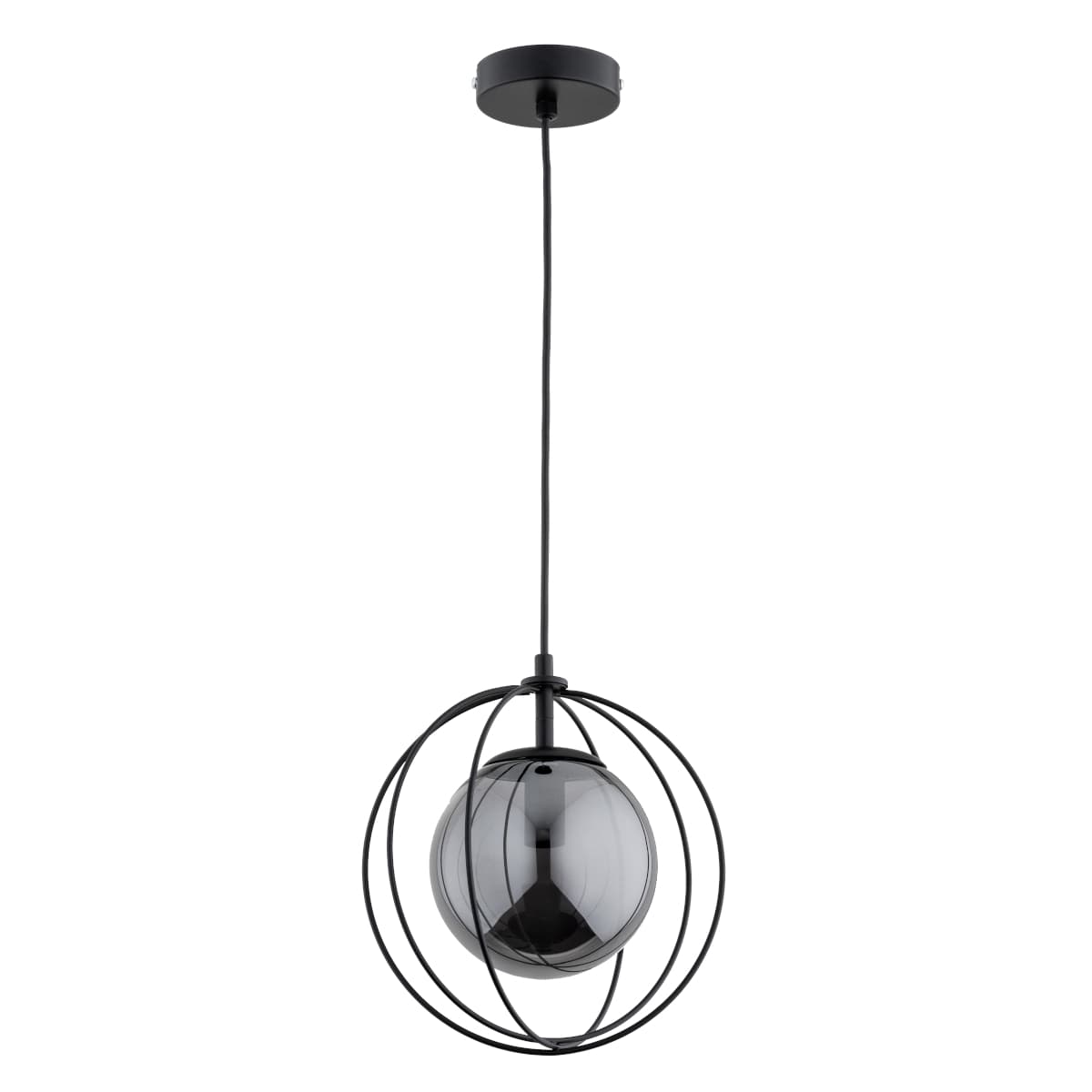 Lustra Pendul Alfa Sonar Neagra 1xE14