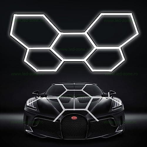 Kit 5 hexagoane LED Honeycomb T5 48W Tub 568mm