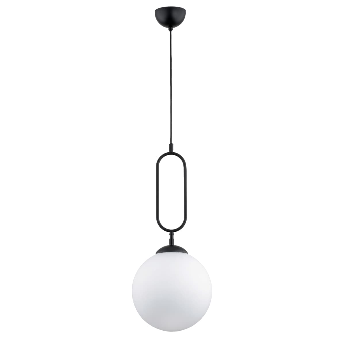 Lustra Pendul Alfa Vavil 250 Pro Neagra & Alba 1xE27