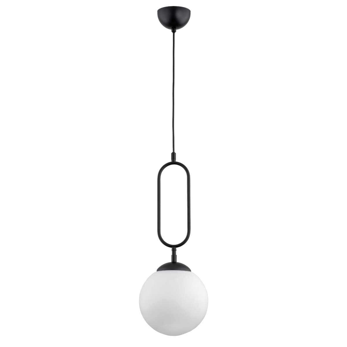 Lustra Pendul Alfa Vavil 200 Pro Neagra & Alba 1xE27