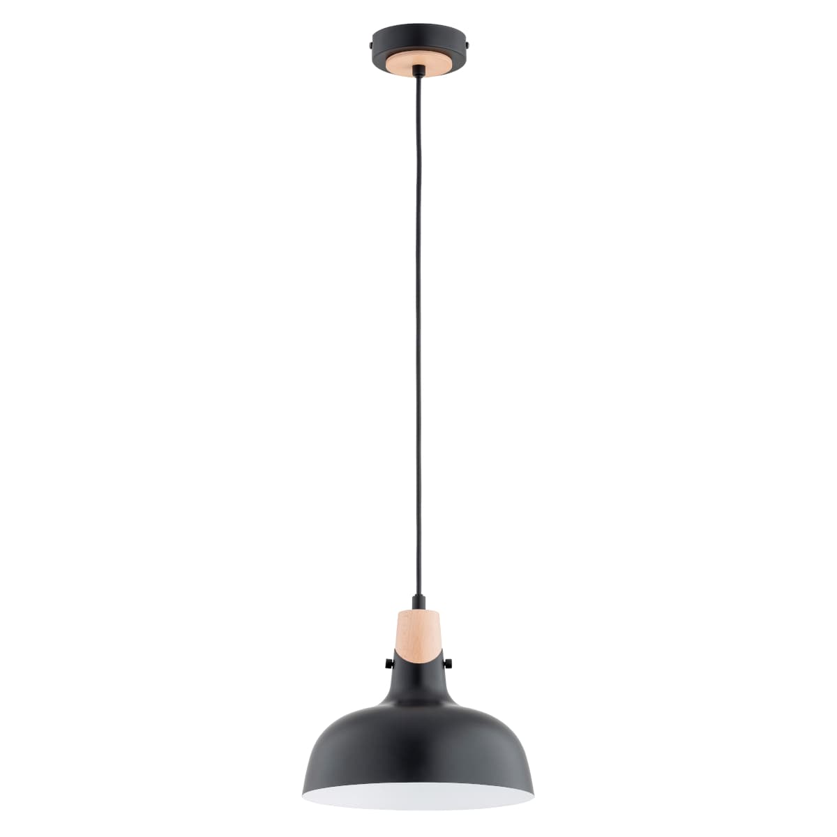 Lustra Pendul Alfa Solo Gem Neagra 1xE27