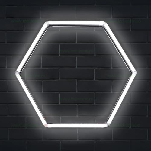Hexagon LED Honeycomb T5 48W Tub 568mm
